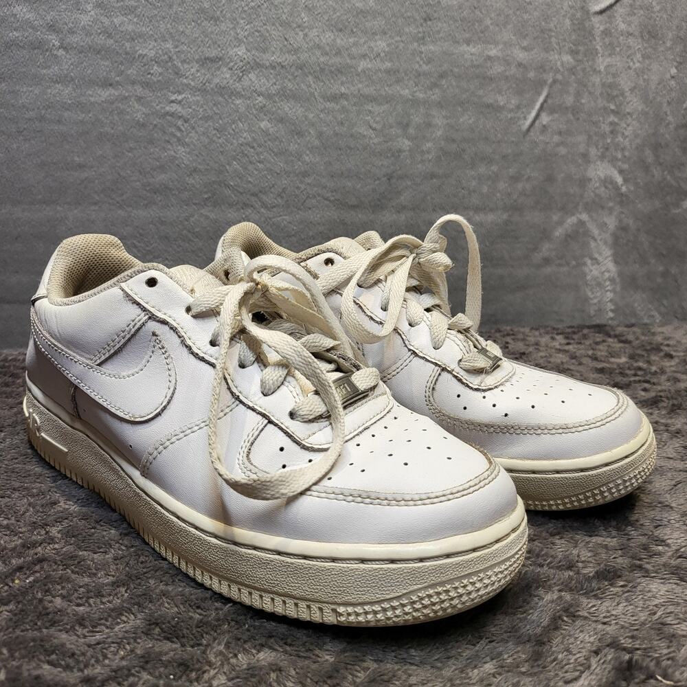 Nike Air Force 1 Shoes Youth Size 5.5Y White Low 314192-117 Classic Sneakers AF1